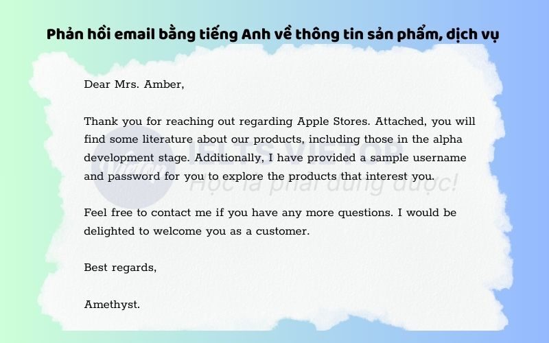 Cách viết email phản hồi bằng tiếng Anh chuyên nghiệp nhất - Vietop English